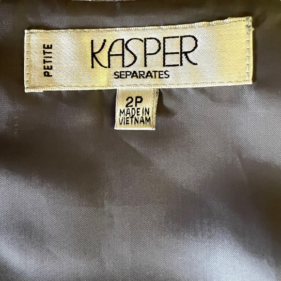 Kasper | Heather Gray Career Business Pencil Skirt 2P - Picture 15 of 17